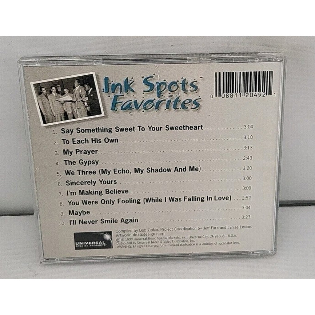 Favorites by The Ink Spots (CD, 1999)