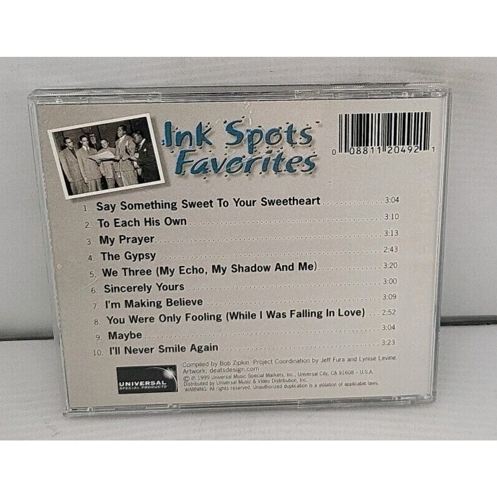 Favorites by The Ink Spots (CD, 1999)