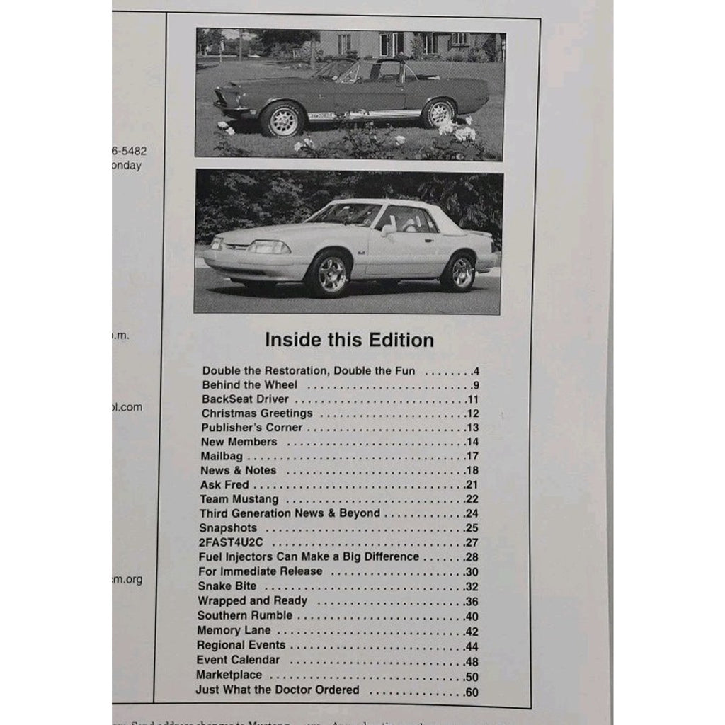 Mustang Times Magazine December 2002 Vol. 26 No. 12