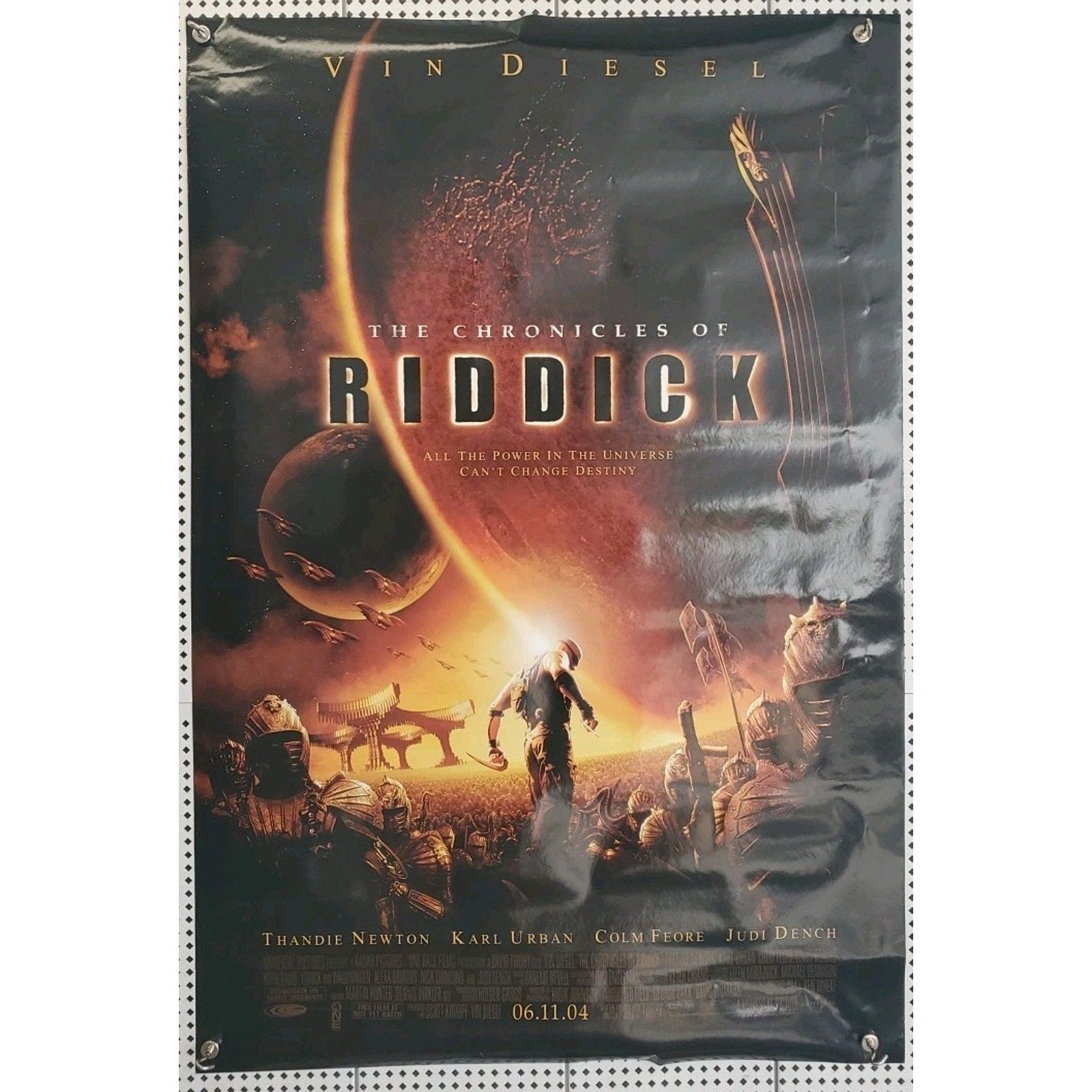 Chronicles Of Riddick - 2004 - Original 27x40 Movie Poster - Vin Diesel