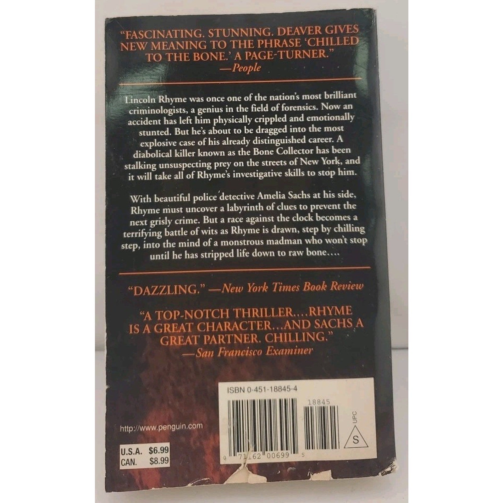 Bone Collector by William Jefferies (1998, Paperback)