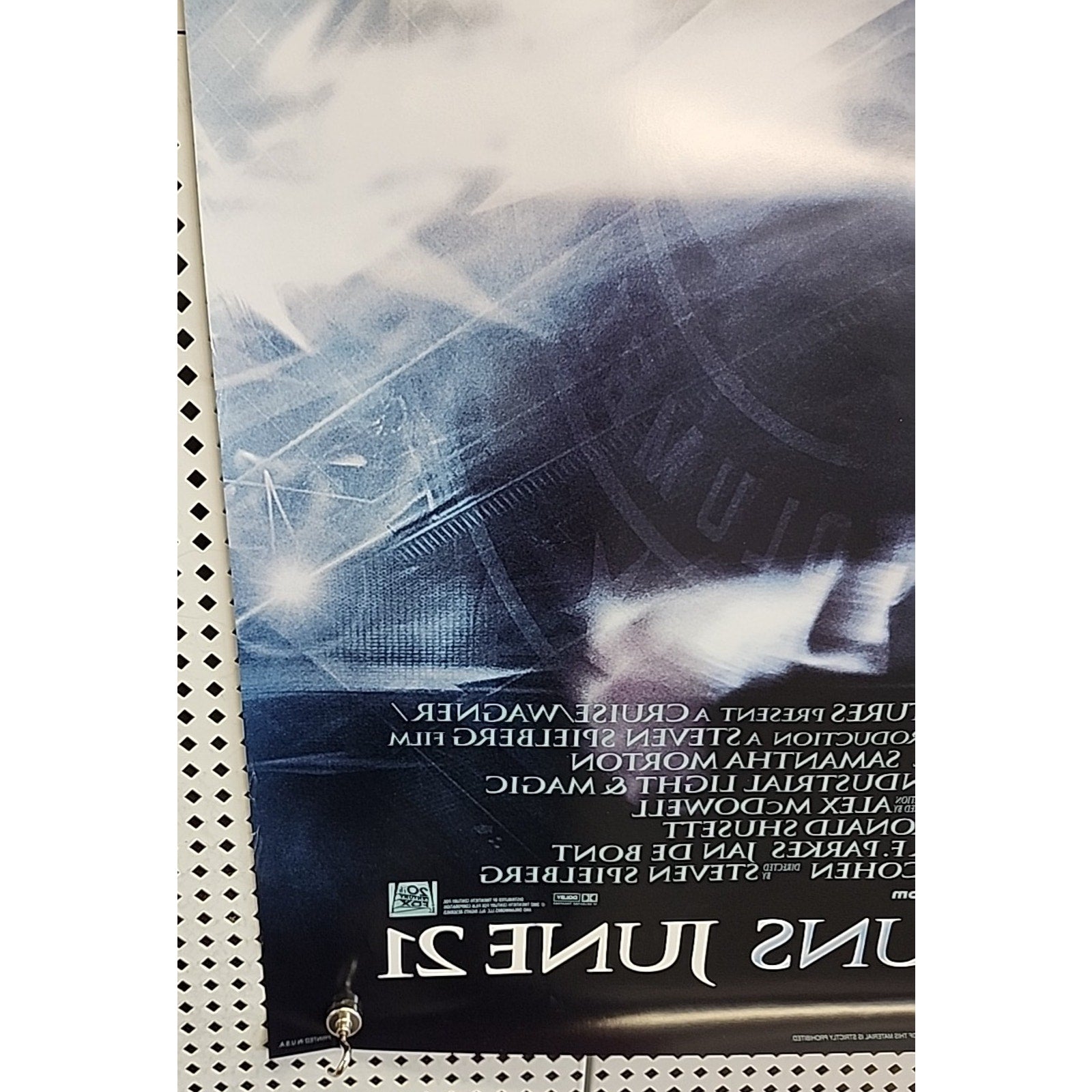 Minority Report - Movie Poster - 27" x 40" - Original - Double Sided Tom Cruise