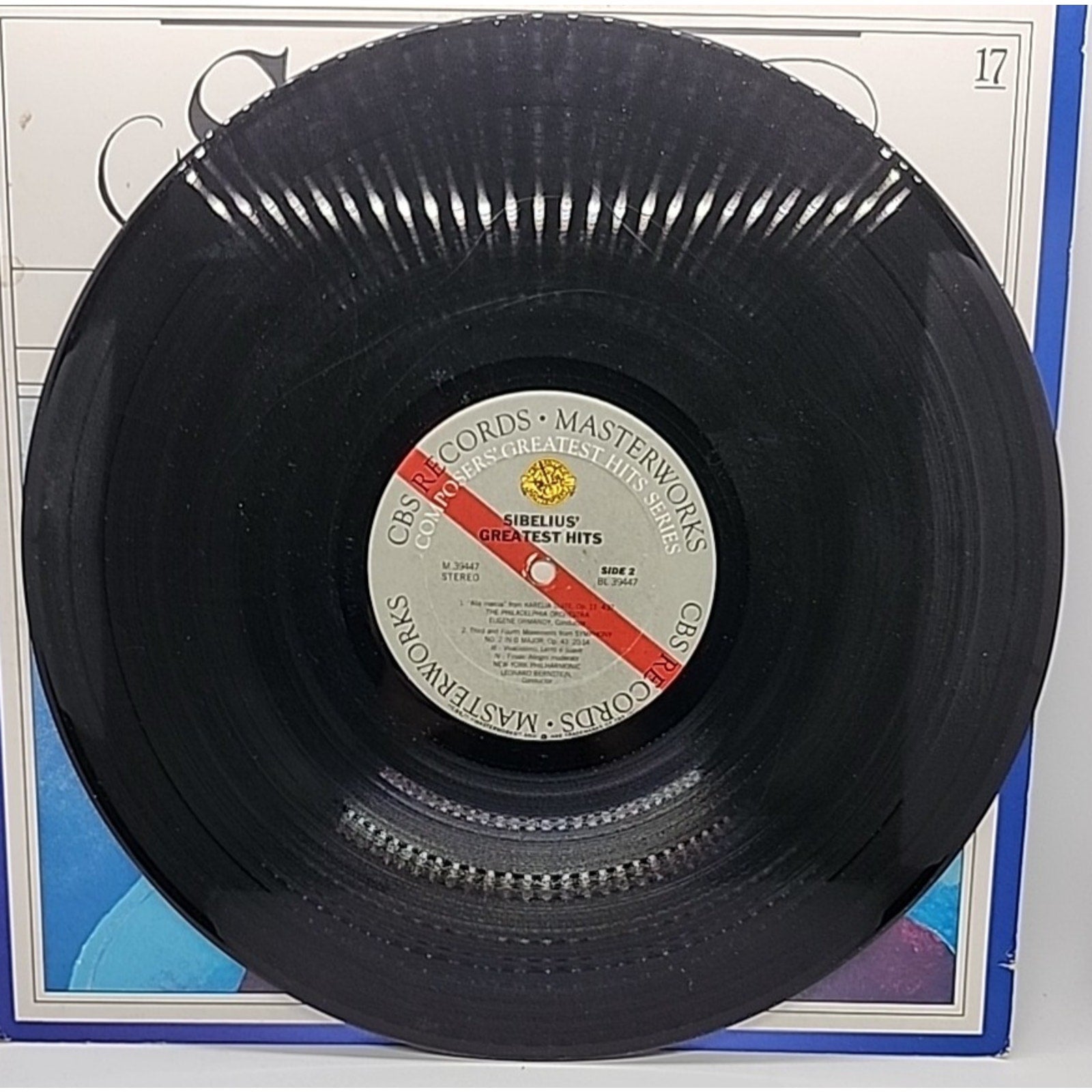 Sibelius Greatest Hits Leonard Bernstein New York Eugene Ormandy (Record)