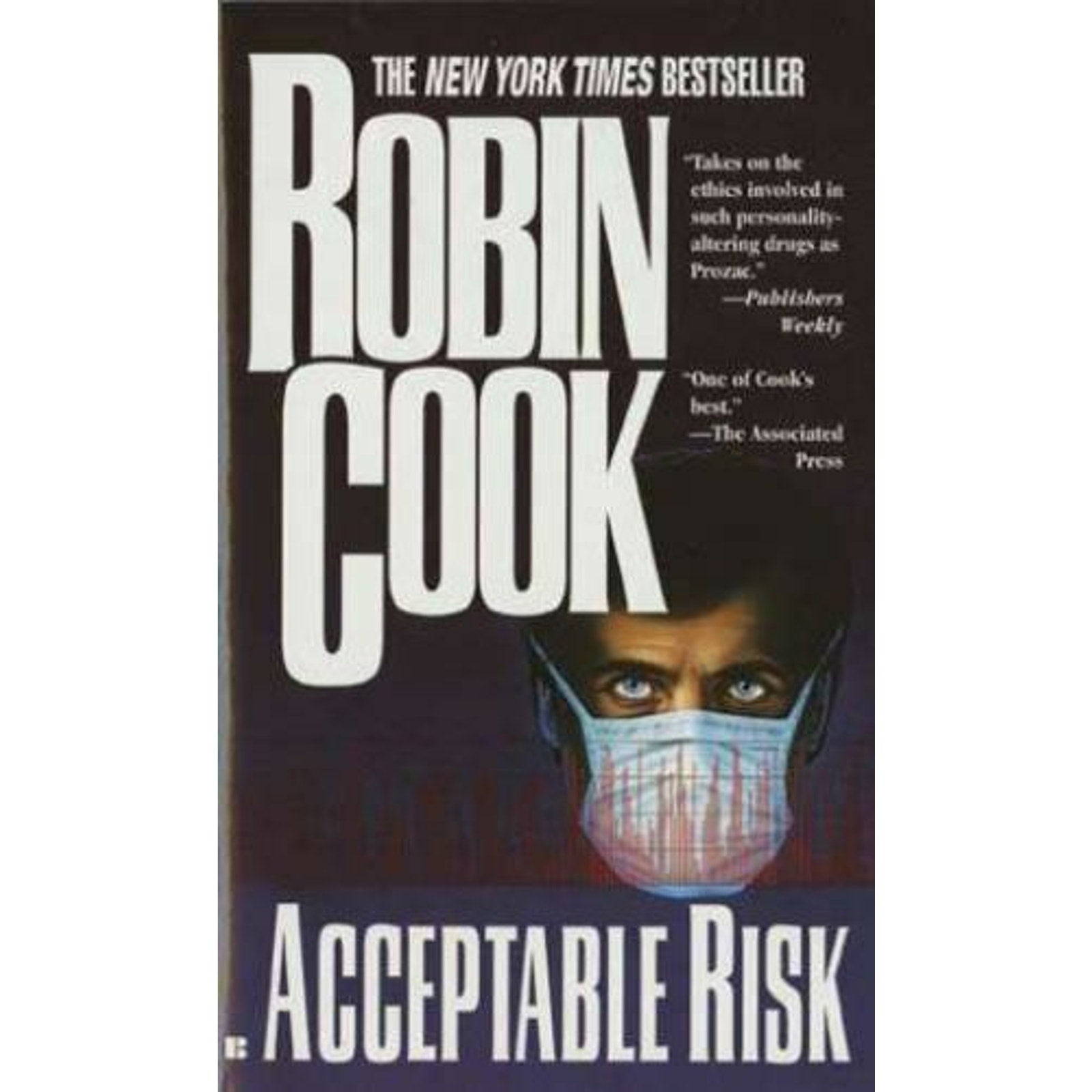 Acceptable Risk by Robin Cook (1996, Paperback)