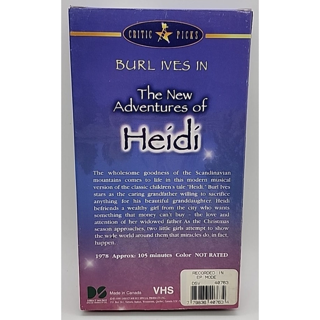 The New Adventures Of Heidi (1978, VHS)