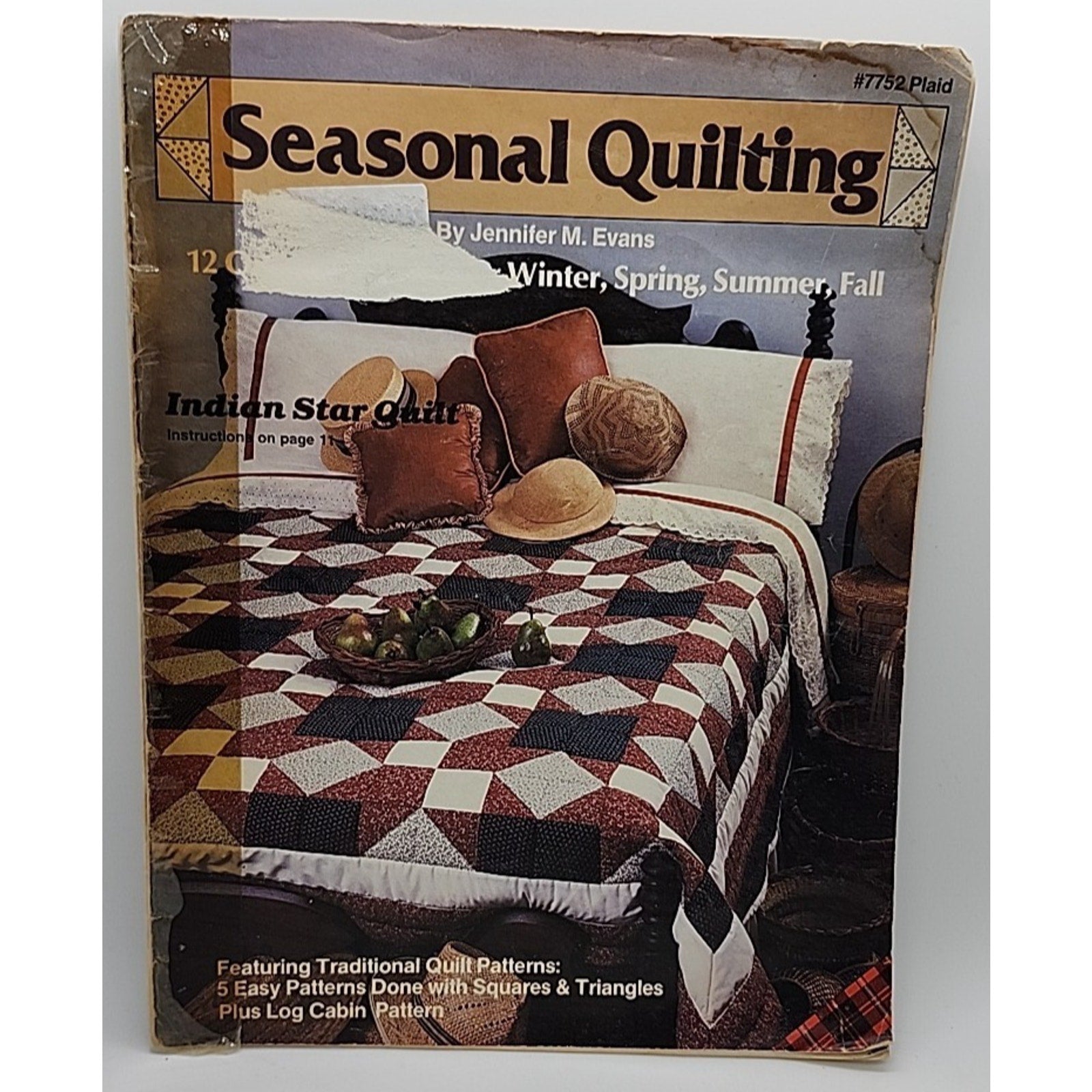 1984 Seasonal Quilting Paperback Vintage