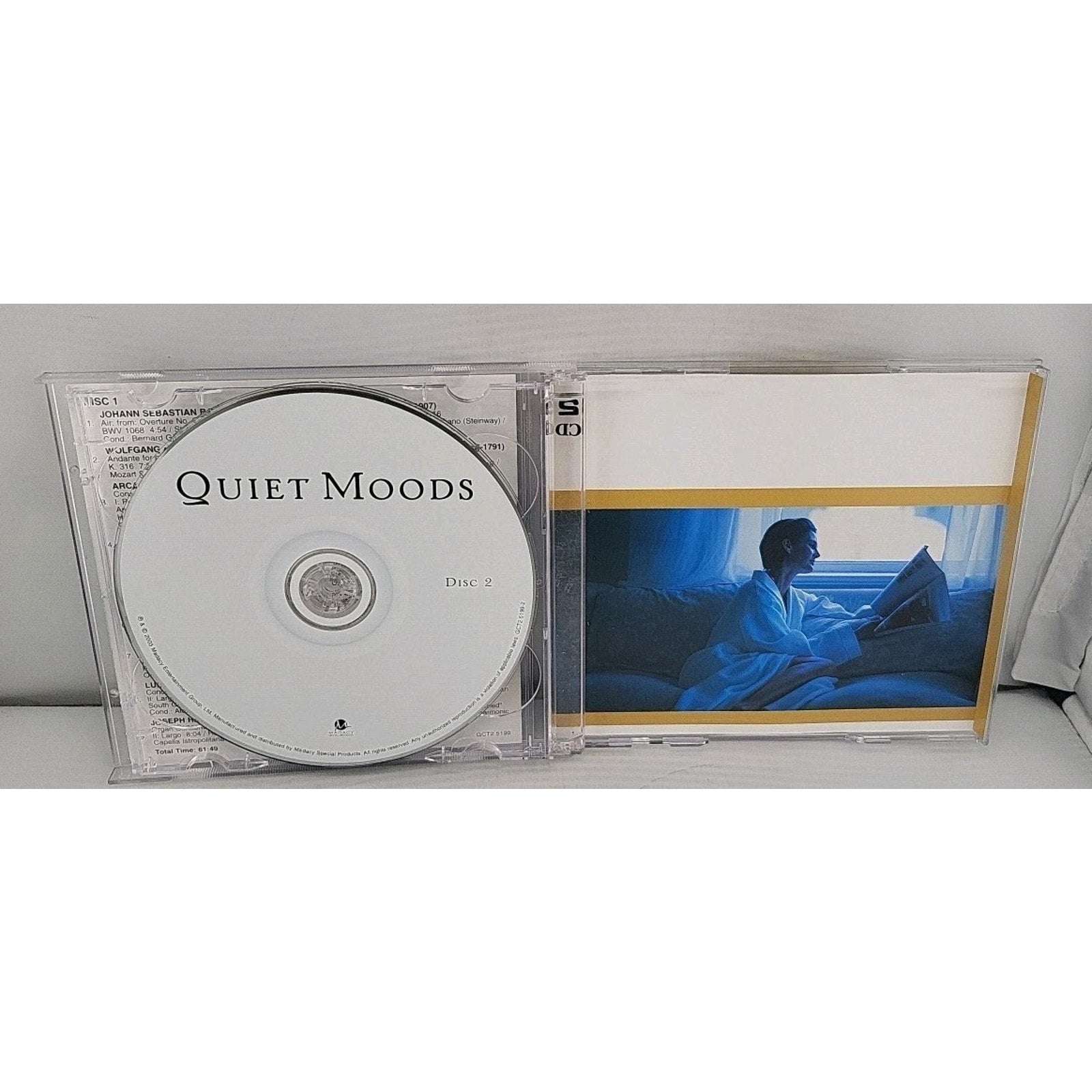 Quiet Moods by Bach / Chopin / Tchaikovsky / Handel (CD, 2004) 2 Disc