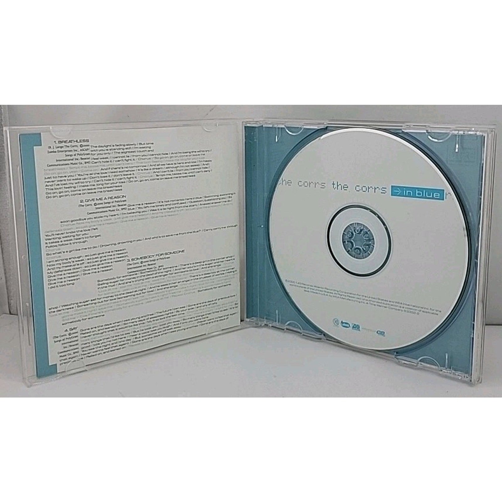 In Blue by Corrs (CD, 2000)