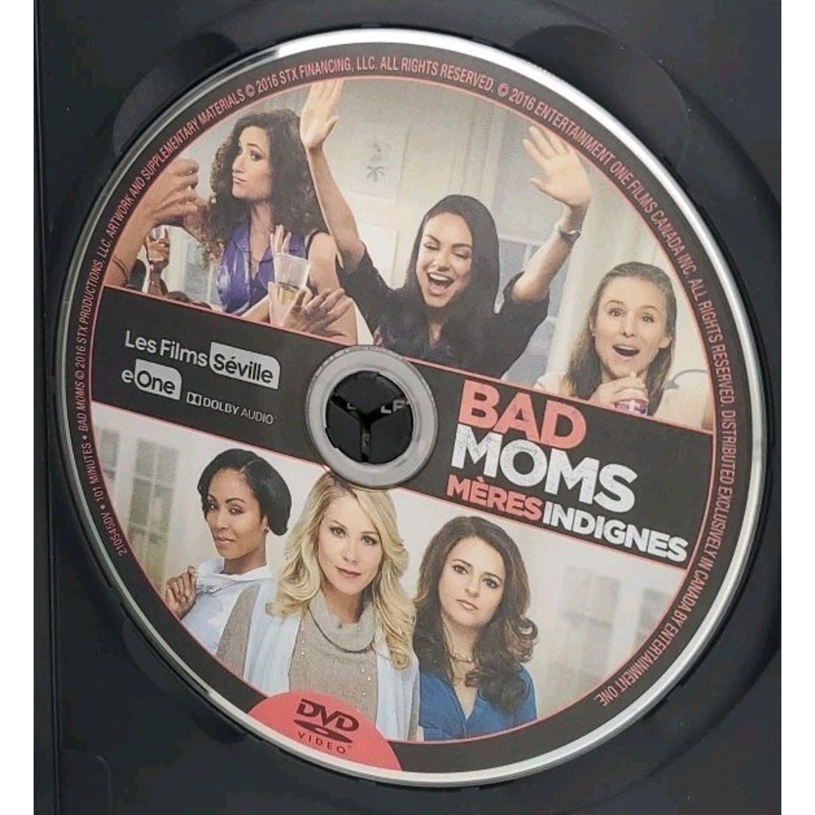 Bad Moms (DVD, 2016, Canadian)