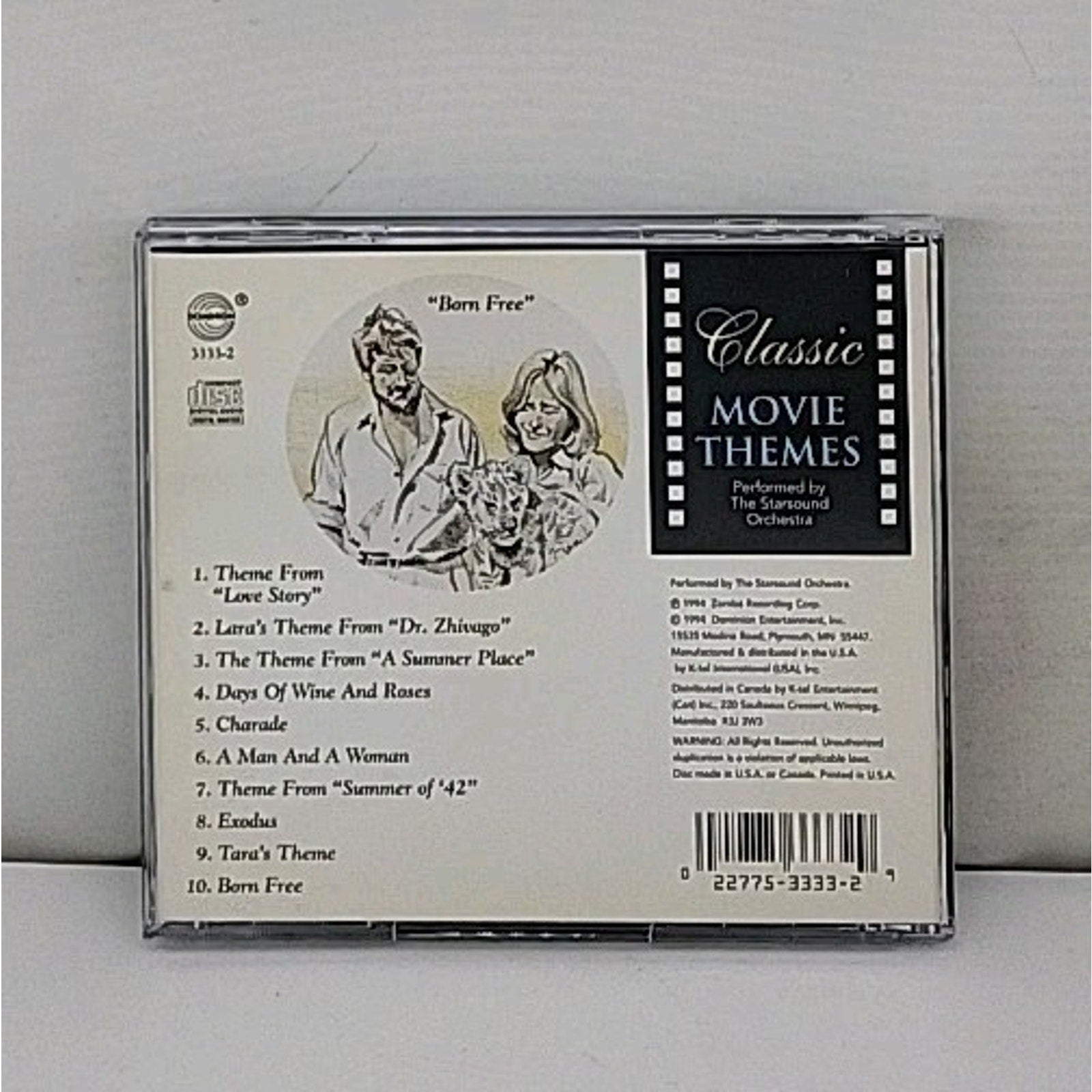 Classic Movie Themes [Dominion] by Starsound Orchestra (CD) *NO Cover Art*