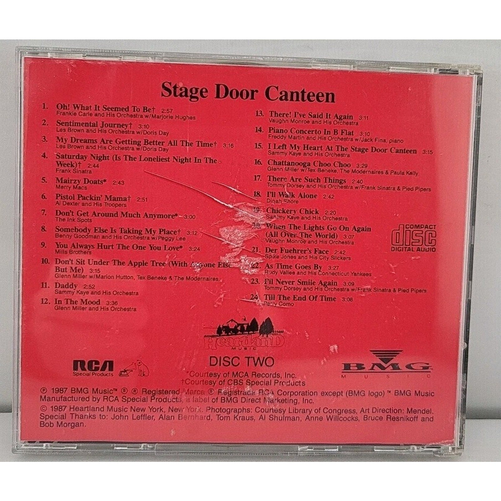 Stage Door Canteen Disc 2 CD