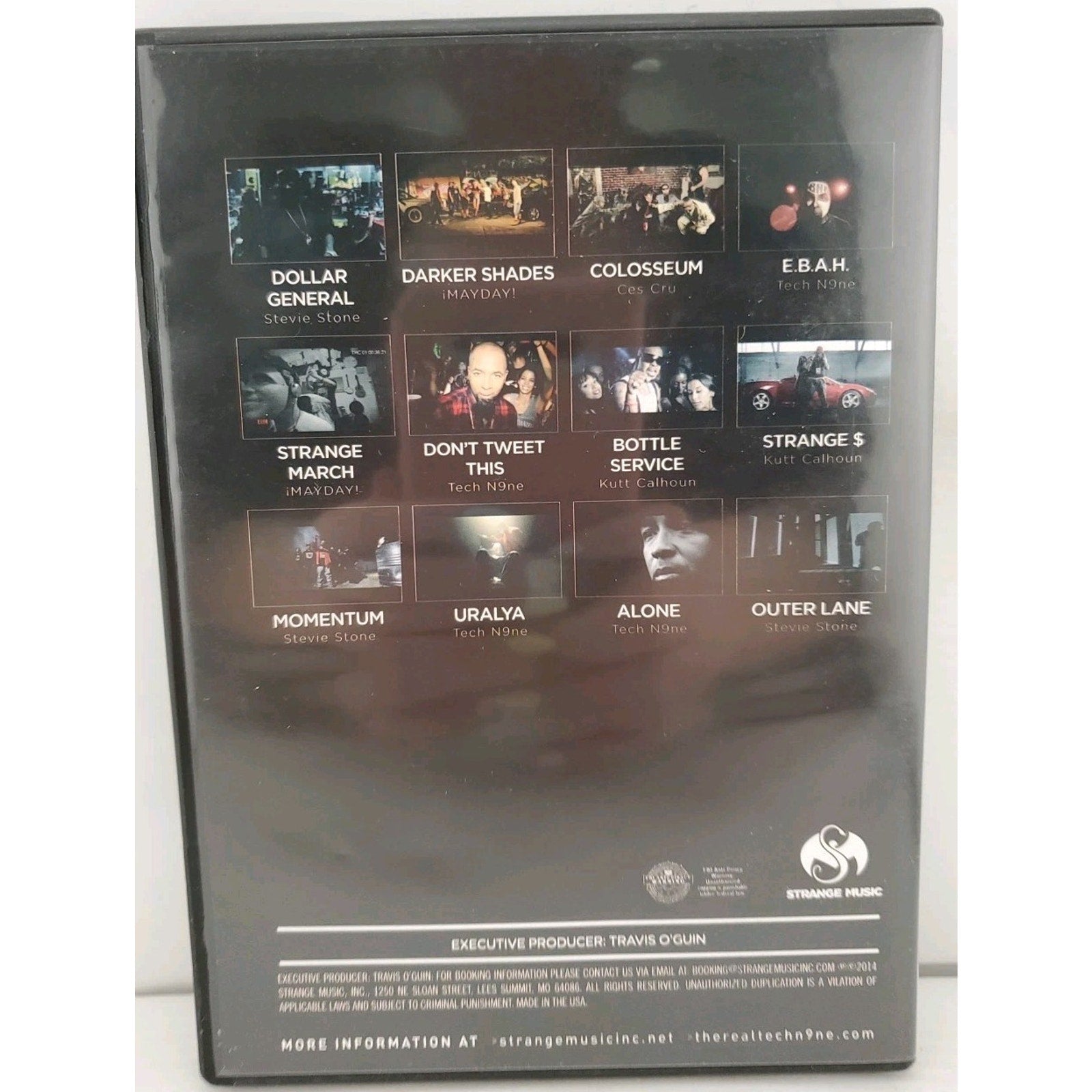 "Strange Music: The Video Collection - Volume 005" DVD 2014 Tech N9ne