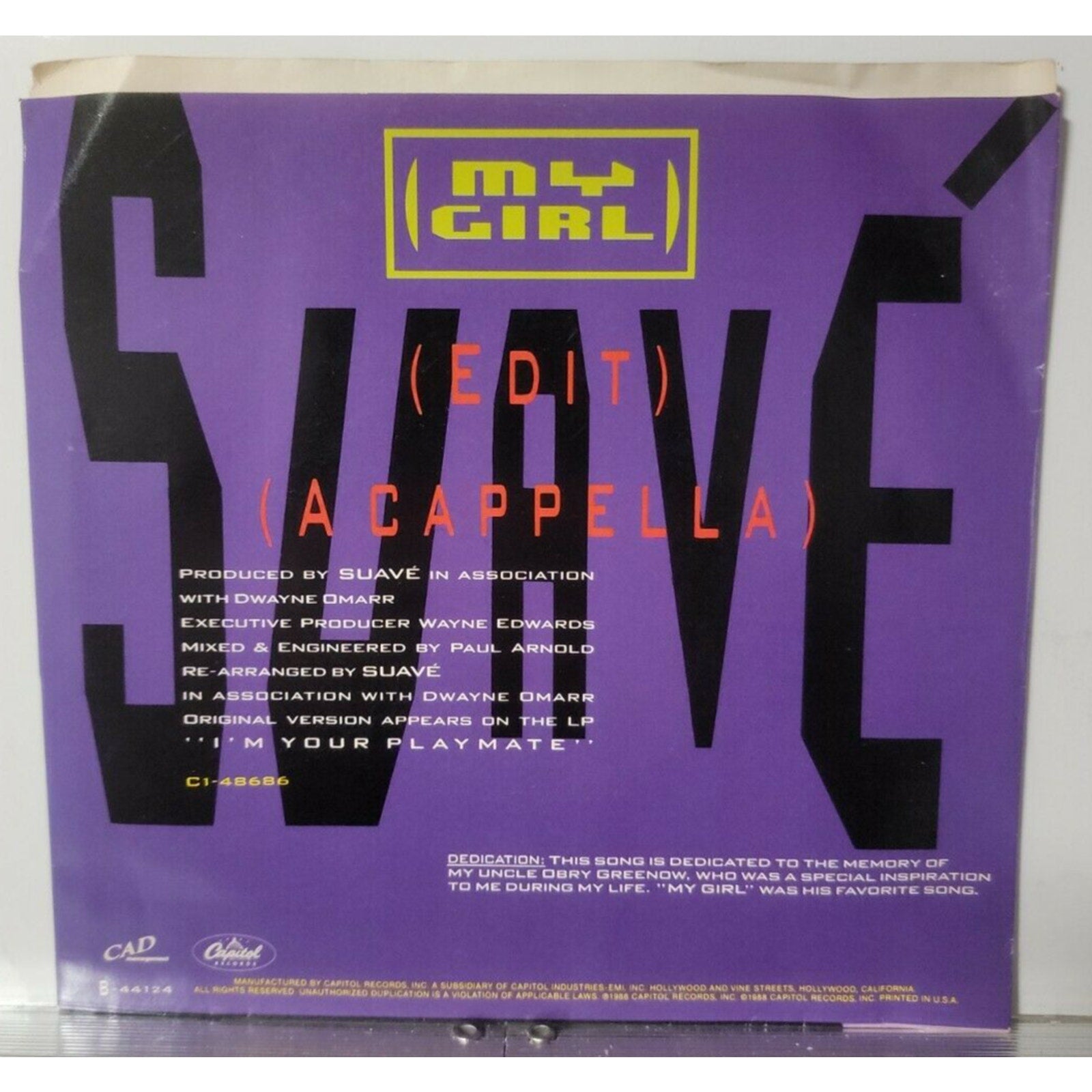 Suave - My Girl (Vinyl)