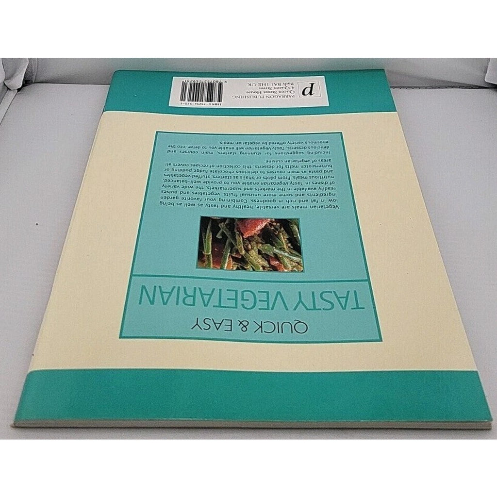Quick & Easy Tasty Vegetarian Cookbook 2001 Over 70 Recipes Trade Paperback