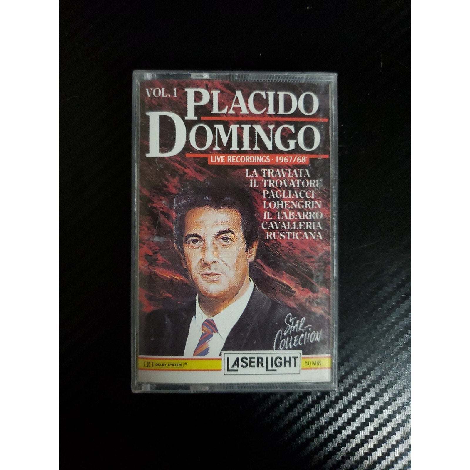 Placido Domingo Cassette Tape Live 1967 1968 Volume I Opera Arias 79104