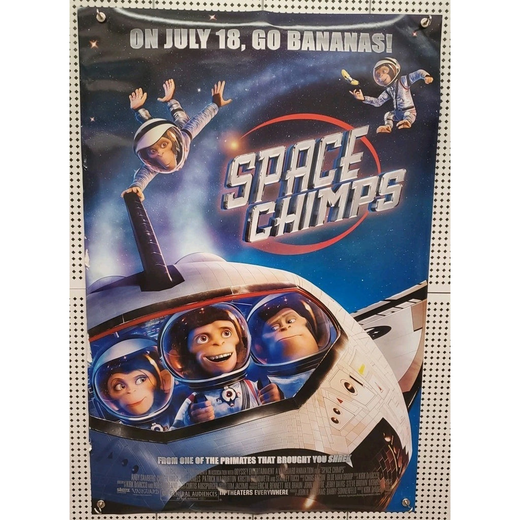 Space Chimps 27x40 Original Double Sided Movie Poster