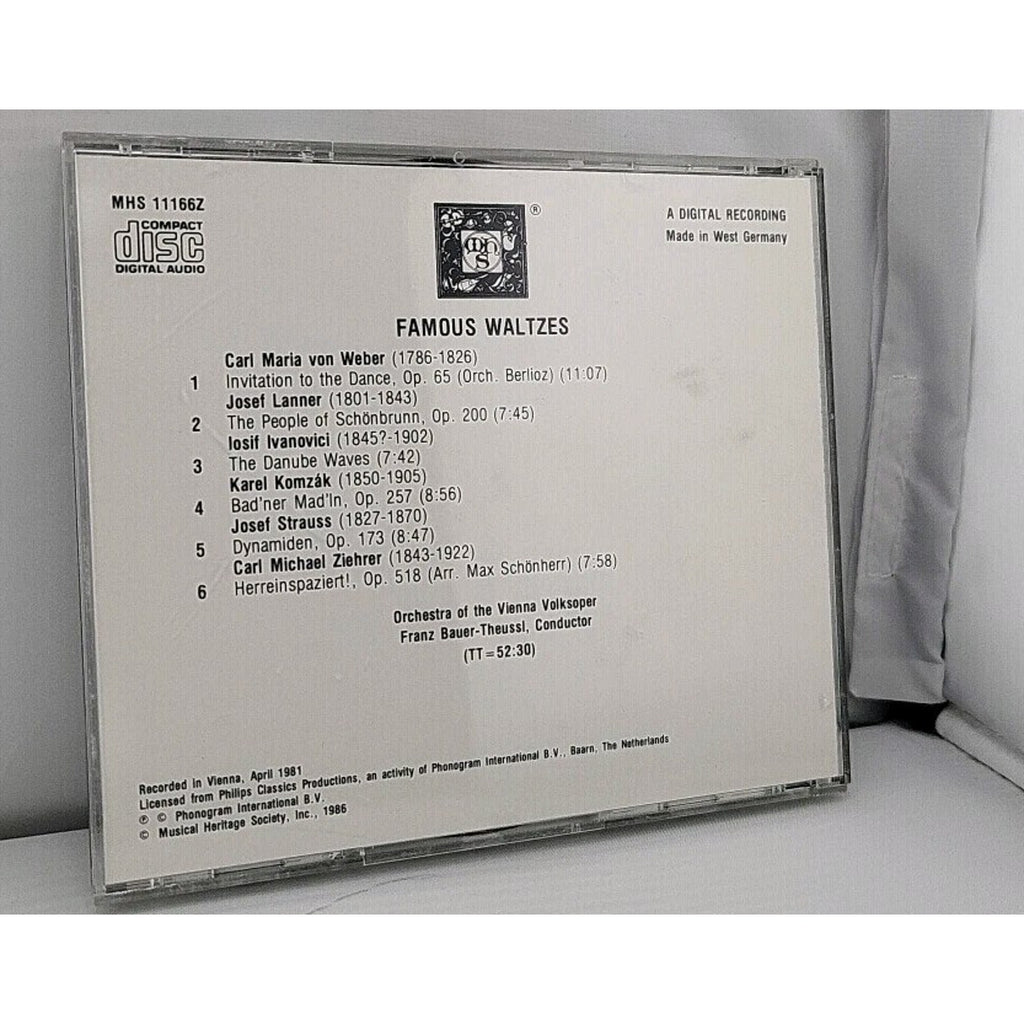 Famous Waltzes (Invitation To The Dance) CD