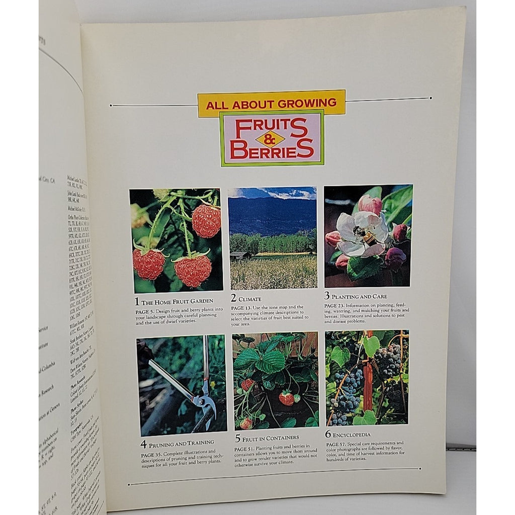All about Growing Fruits and Berries Paperback Ortho Books Staff