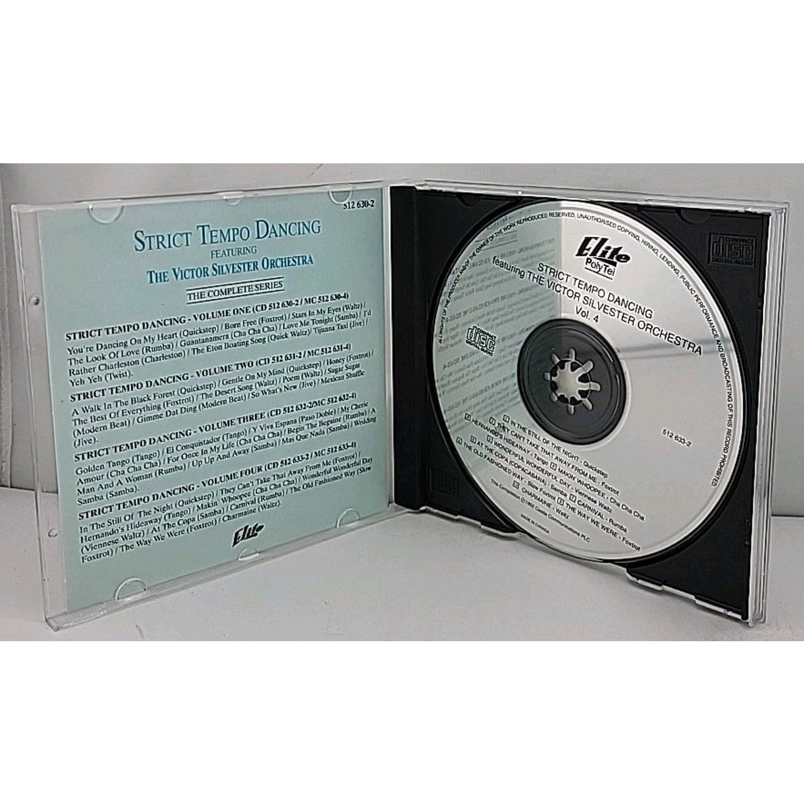 Strict Tempo Dancing - The Victor Silvester Orchestra (CD, 1990) VOL 1