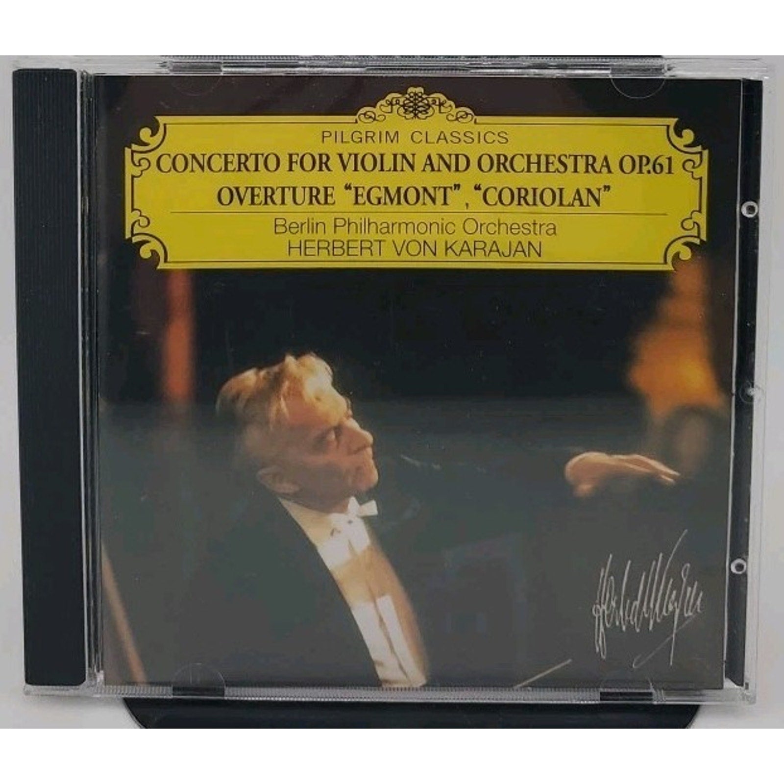 Concerto For Violin Ans Orchestra OP.61 Overture "Egmont" "Coriolan" CD