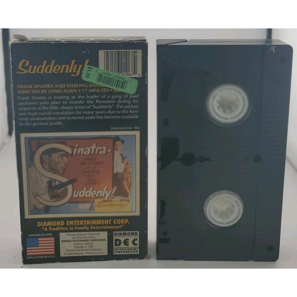 Suddenly! - Frank Sinatra VHS 1993 - Diamond Ent - B&W - D1067