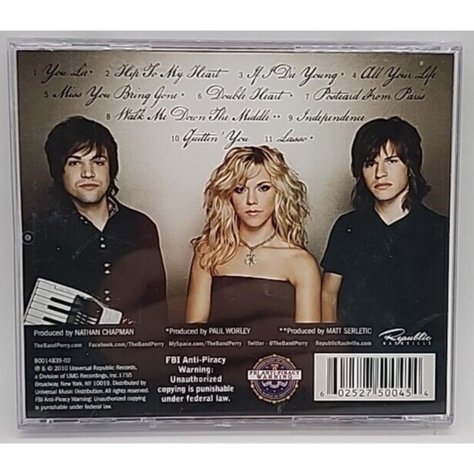 The Band Perry by Band Perry (CD, 2010)