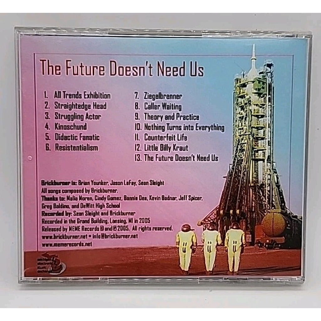 Brickburner The Future Doesn't Need Us (CD)