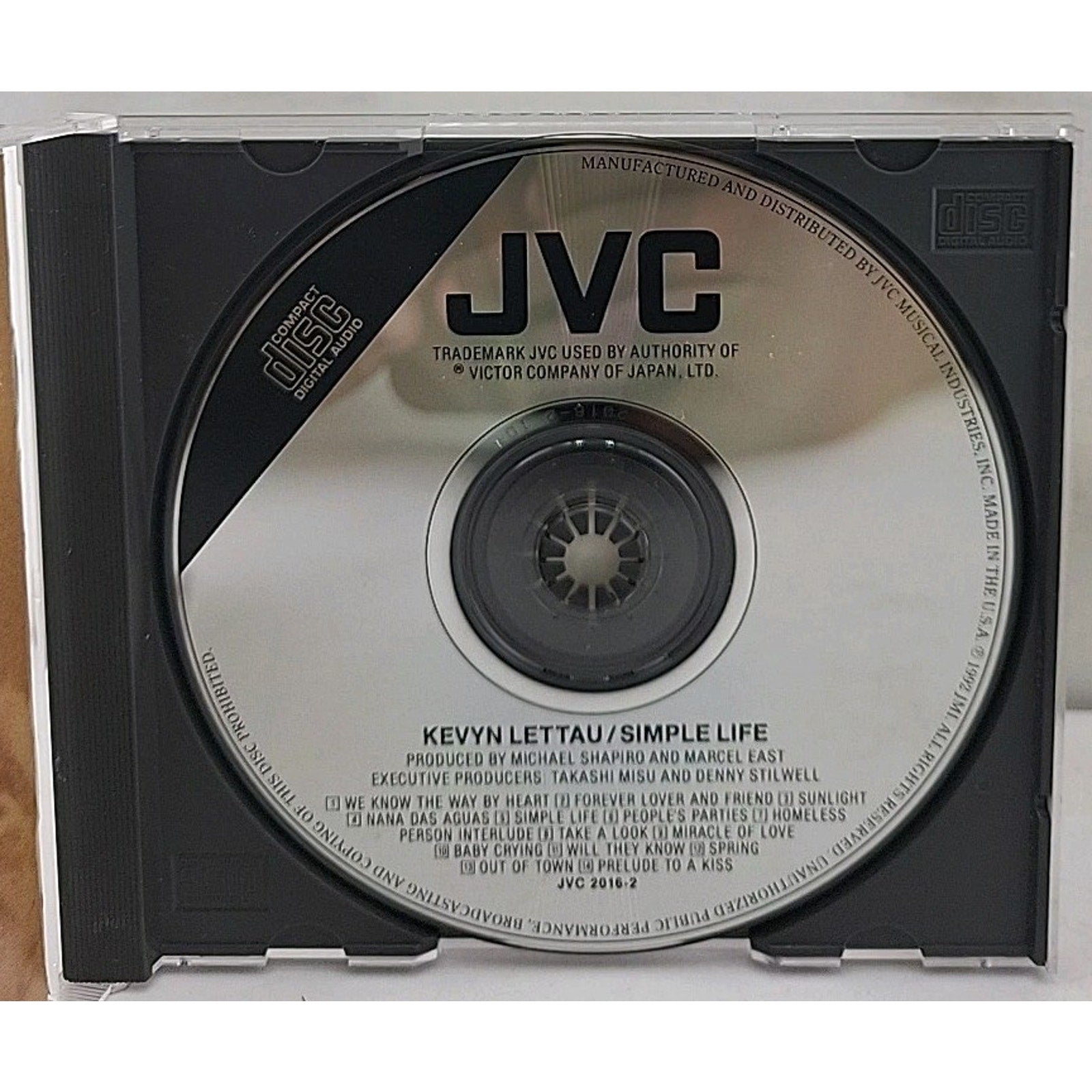 Kevyn Lettau Simple Life - 1992 CD