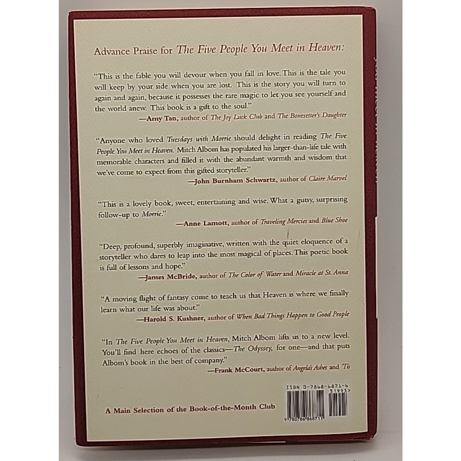 Five People You Meet in Heaven by Mitch Albom (2003, Hardcover)