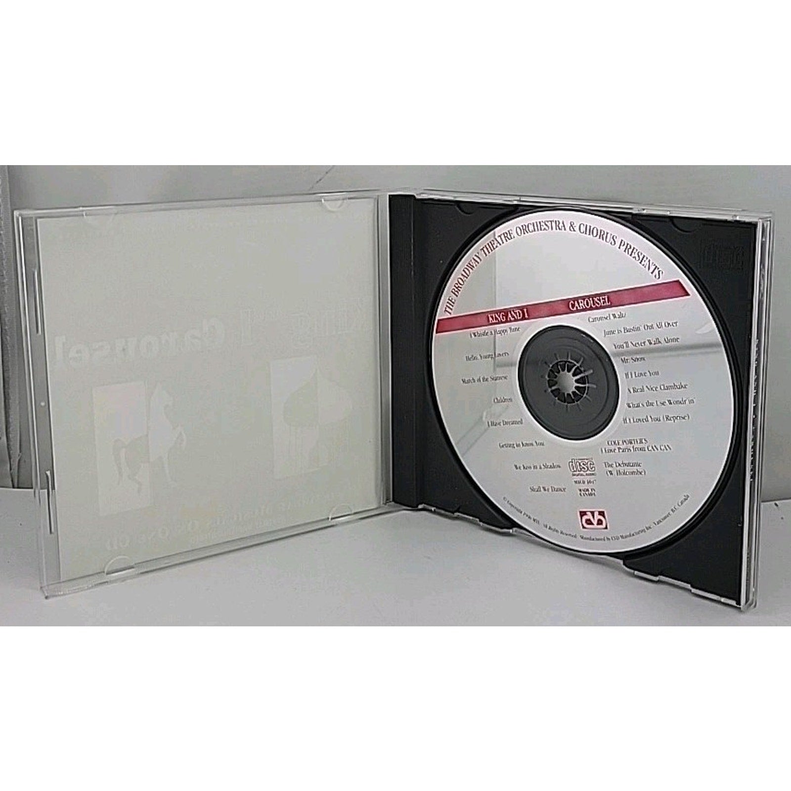 King & I Carousel CD Broadway Theater Orchestra