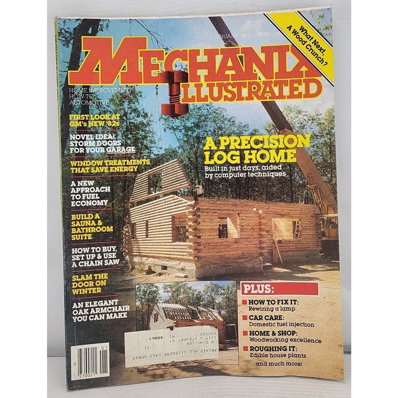 Mechanix Illustrated Magazine - January 1982 - Vol. 78 No. 644