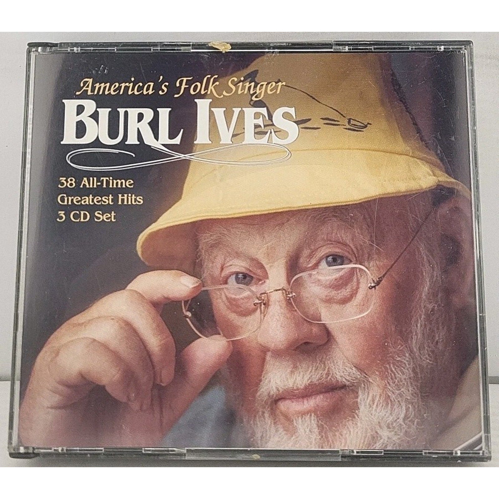 Burl Ives America's Folk Singer CD 38 All Time Greatest Hits 3 Disc Collection