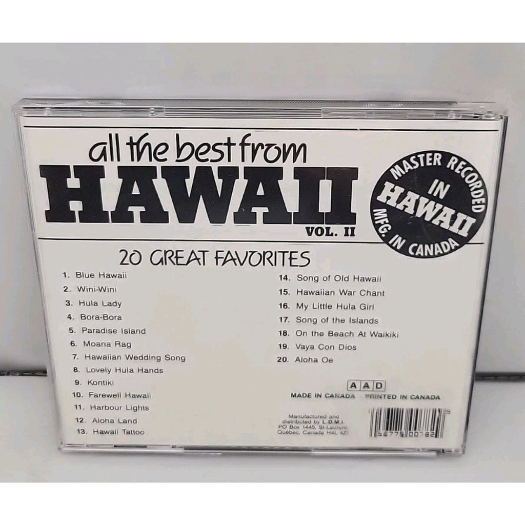 All the Best from Hawaii, Vol. 2 by Various Artists (CD, Oct-1991, Madacy)