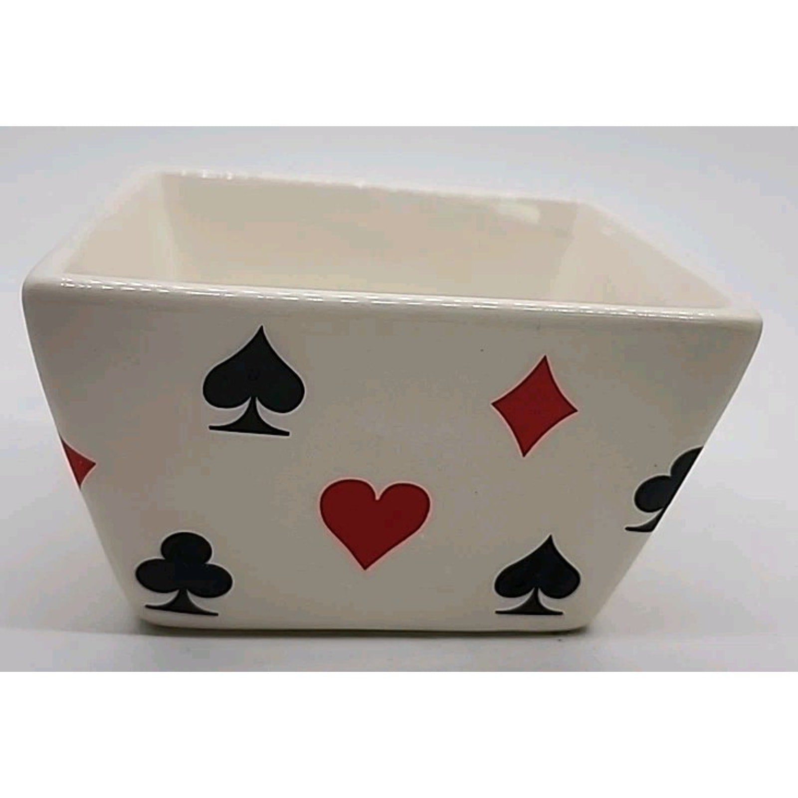 4 Piece Card Bowl Set WMG 06 Serving Bowls Las Vegas Gambler Style