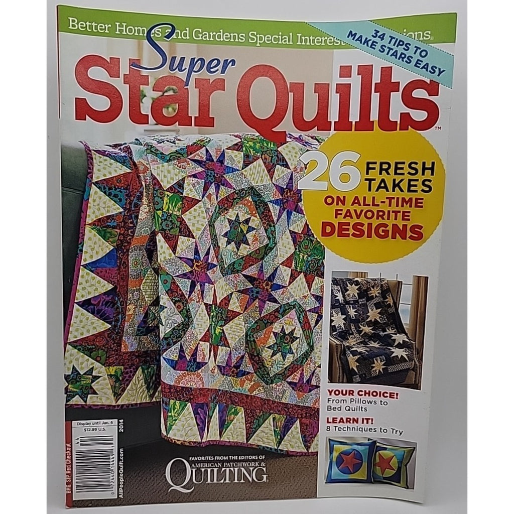 Super Star Quilts Magazine 26 Quilt Patterns Better Homes And Gardens 2014