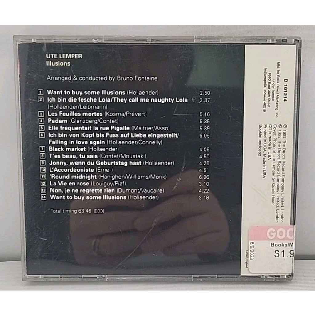 Illusions by Ute Lemper (CD, 1993)