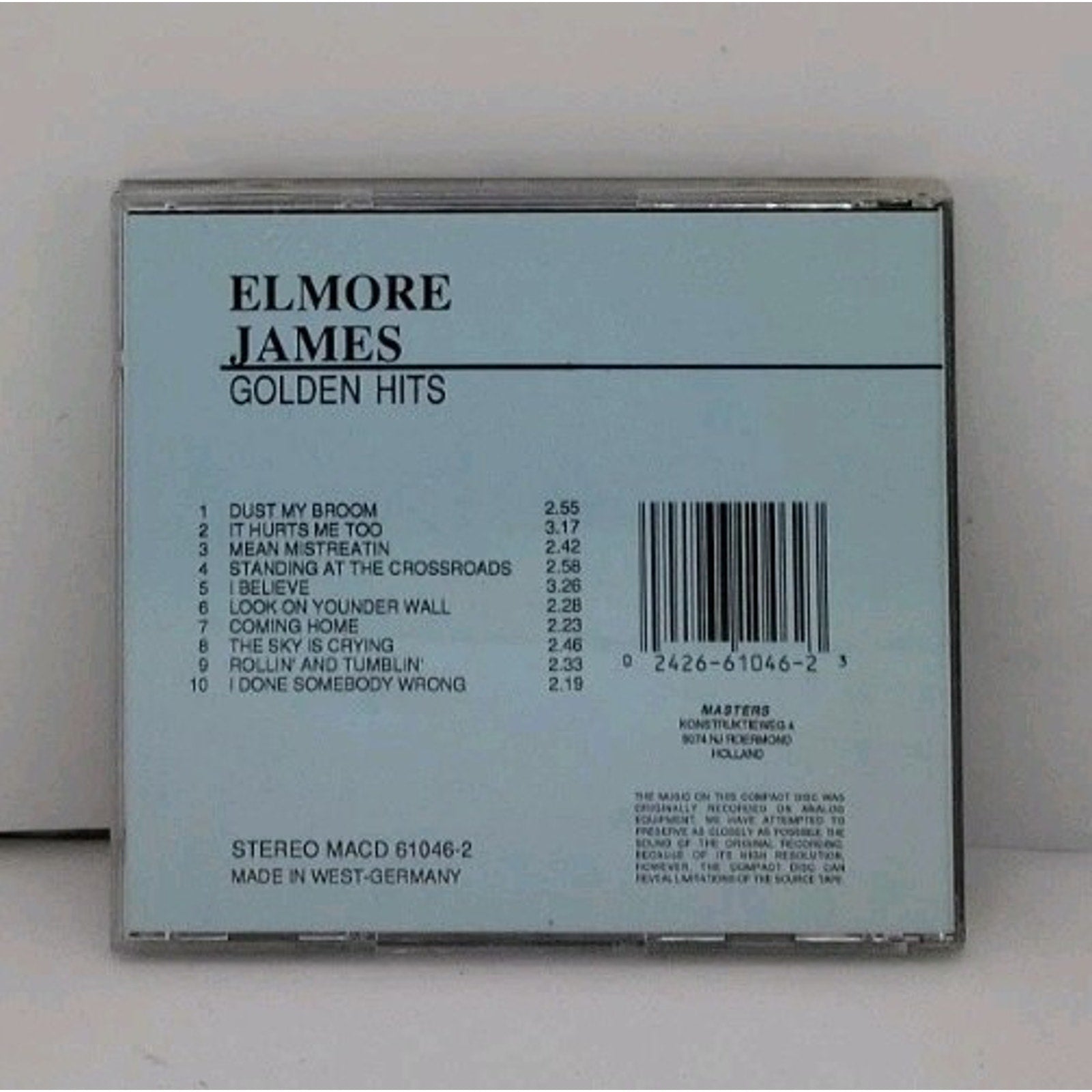 Golden Hits by Elmore James (CD, Feb-1996, ITC Masters)