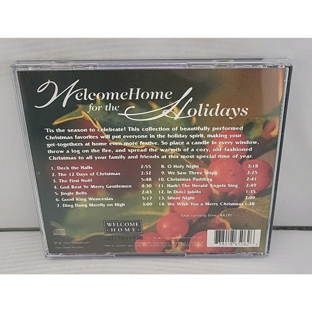 Welcome Home for the Holidays 2001 Music CD - Holiday Favorites Collection