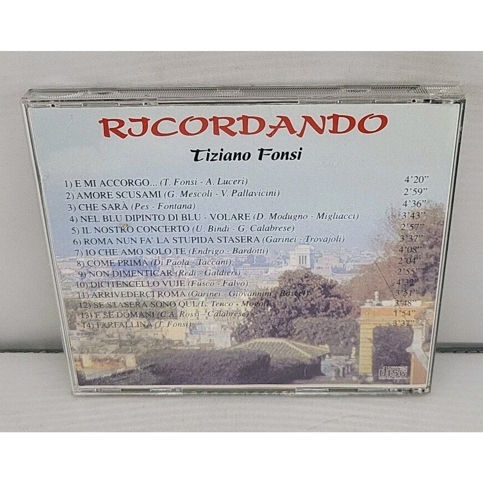 Rjcordando - Tiziano Fonsi CD