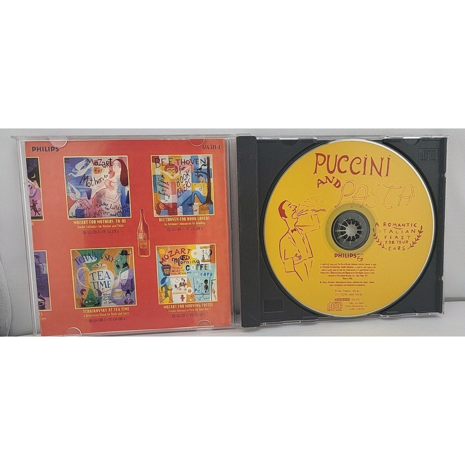 Various – Puccini And Pasta - A Romantic Italian Feast For Your Ears CD