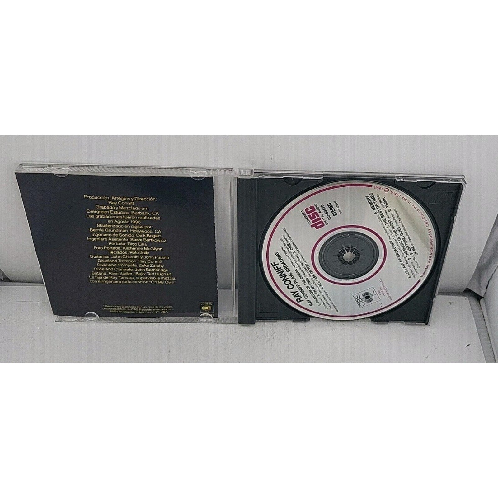 Ray Conniff Plays Broadway by Ray Conniff (CD, 1990, Discos CBS International)