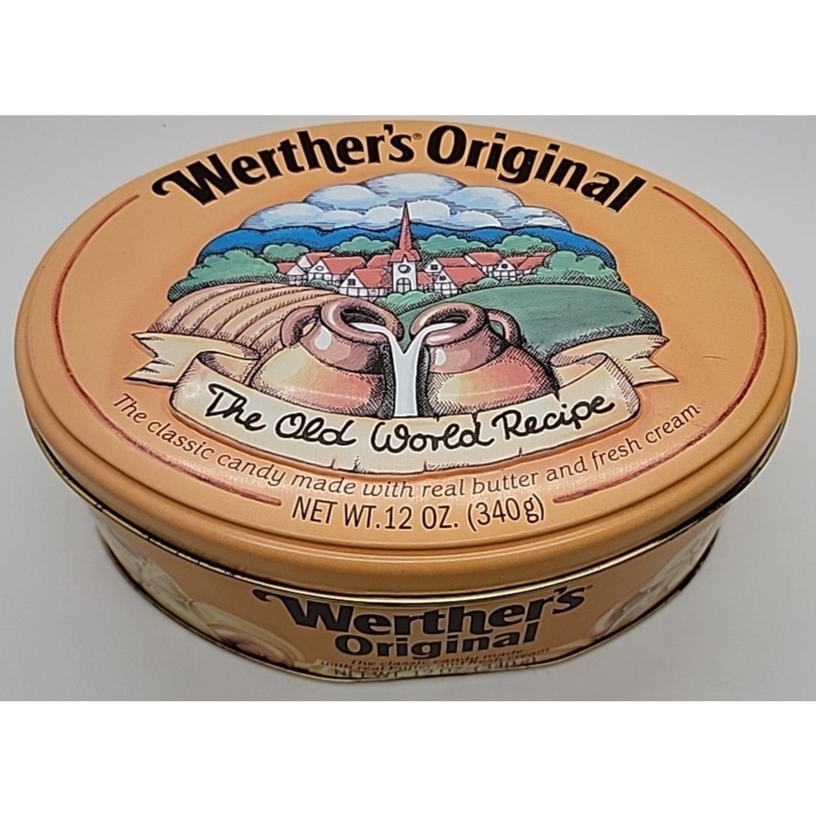 1985 Werther's Original Candy Collector Tin Canister Made in Germany