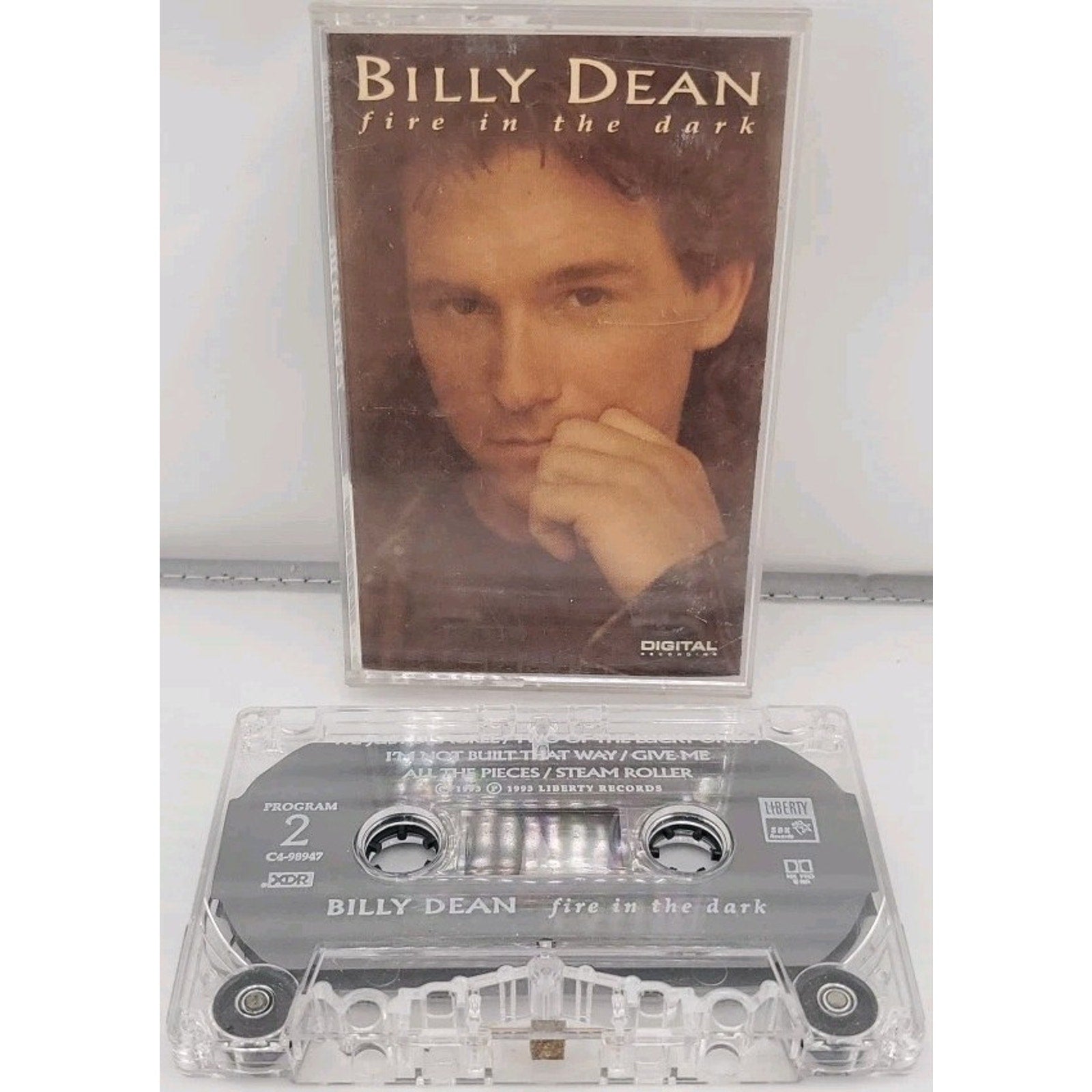 Fire in the Dark by Billy Dean (Cassette, 1993, Liberty Records)