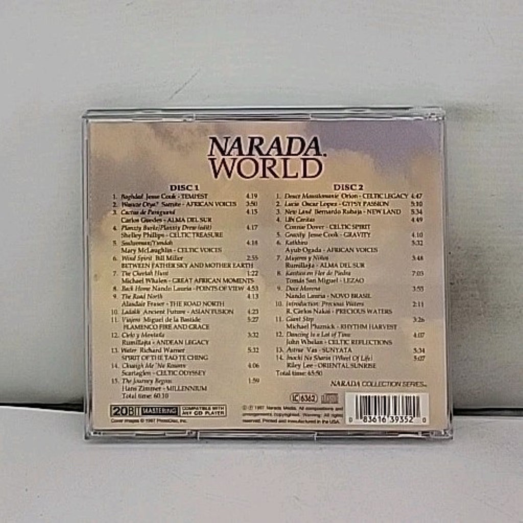 Narada World: A Global Vision by Various Artists (CD, Apr-1997, 2 Discs, Narada)
