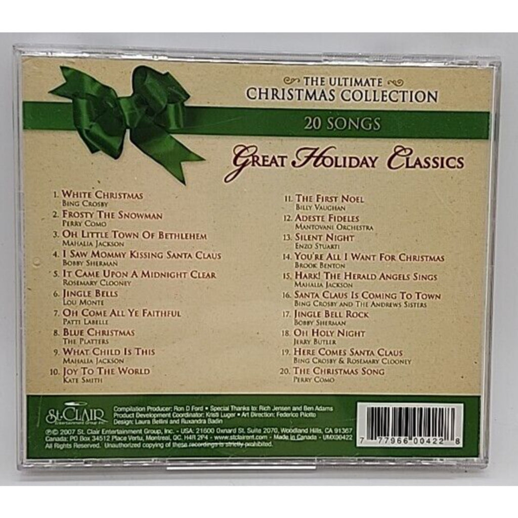 Great Holiday Classics by Various Artists (CD, Oct-2007, St. Clair)