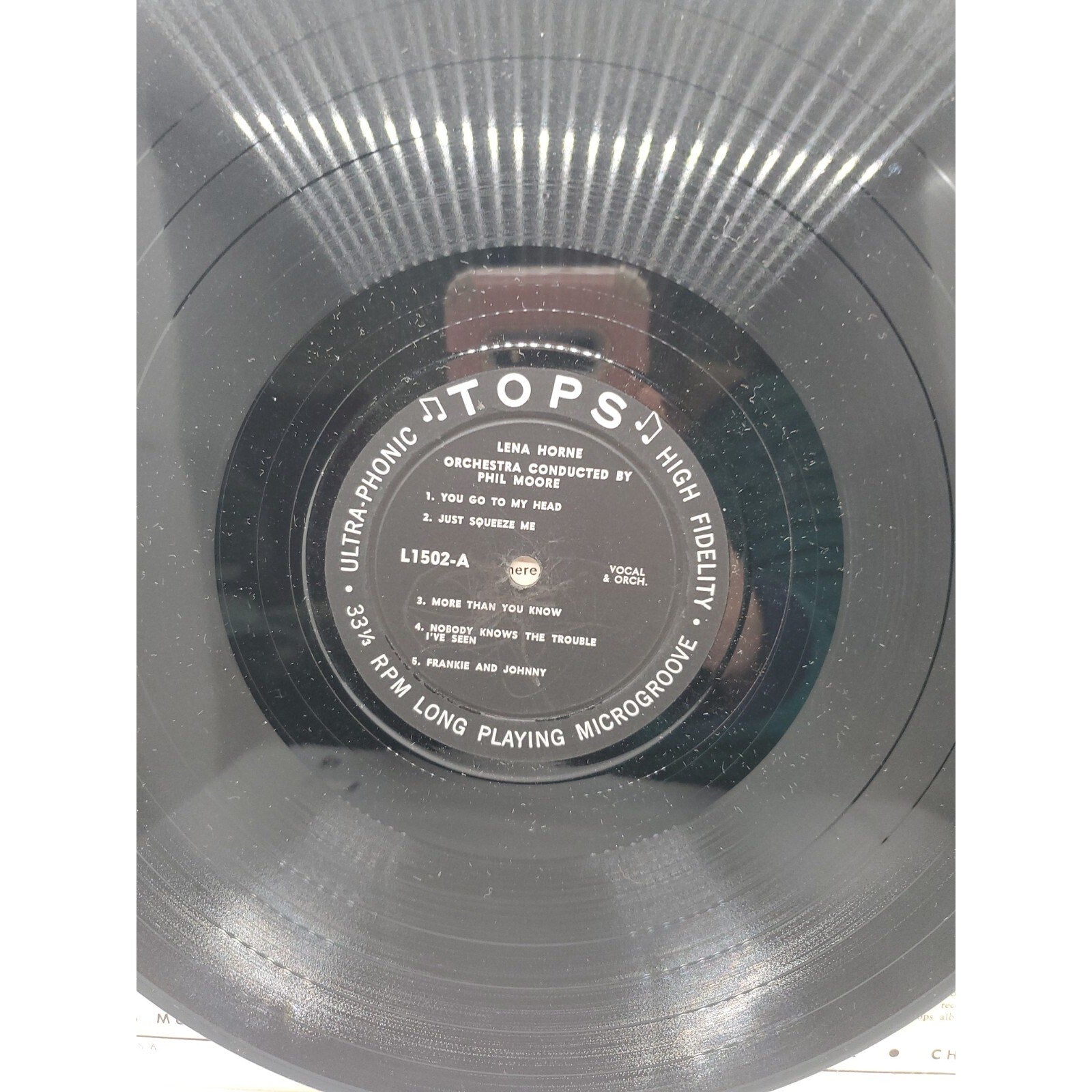 Lena Horne- Tops Records-L 1502-1958