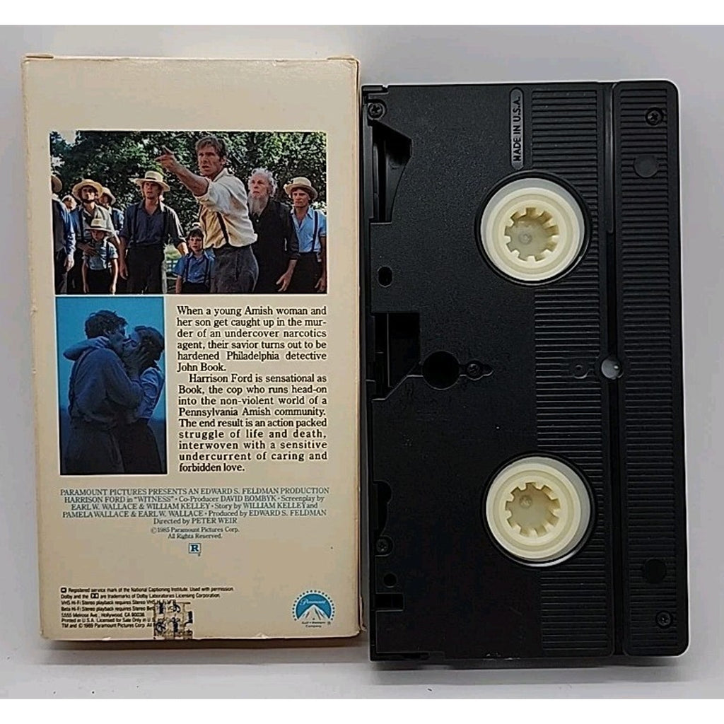 Witness (VHS, 1985) *No Barcode*