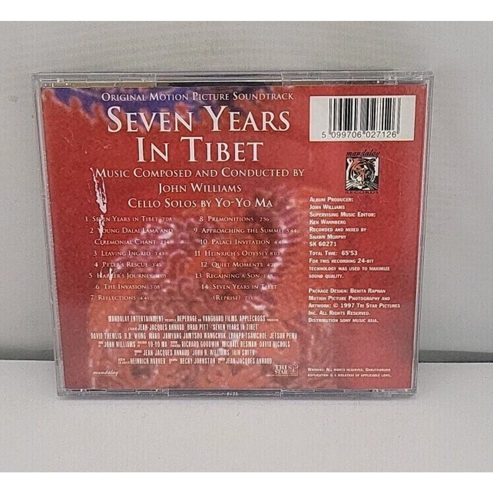 Seven Years in Tibet [Original Motion Picture Soundtrack] by John Williams (CD)
