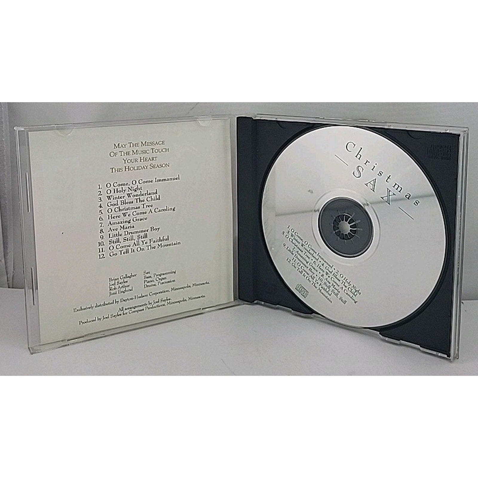 Christmas Sax CD Holiday Music Holiday Homecoming Series