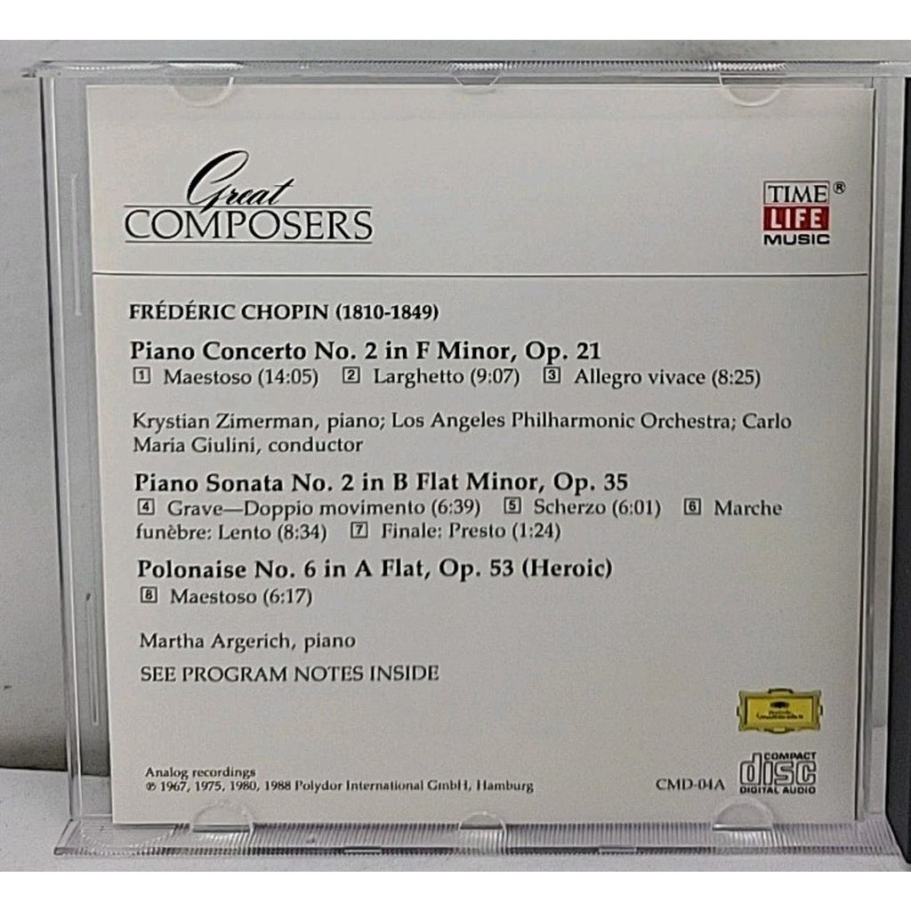 Great Composers Chopin CD